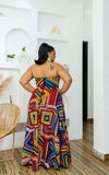 Robe Femme Africaine Multicolore