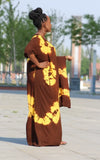 Robe Longue Africaine en Coton Oversize