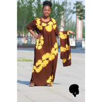 Robe Longue Africaine en Coton Oversize