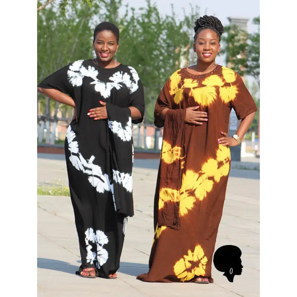 Robe Longue Africaine en Coton Oversize