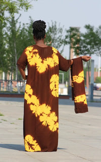 Robe Longue Africaine en Coton Oversize