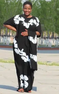 Robe Longue Africaine en Coton Oversize