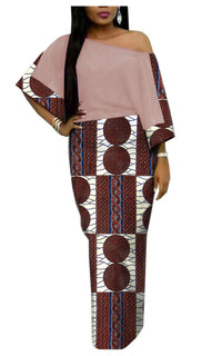 Robe Longue Imprimé Africain