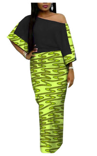 Robe Longue Imprimé Africain