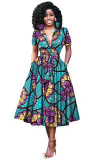 Robe Motif Africain