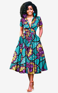 Robe Motif Africain
