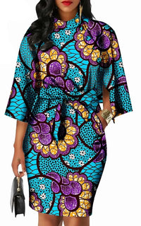 Robe Motif Africain Femme