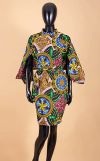 Robe Motif Africain Femme