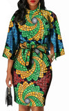 Robe Motif Africain Femme