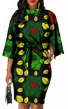 Robe Motif Africain Femme
