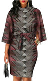 Robe Motif Africain Femme