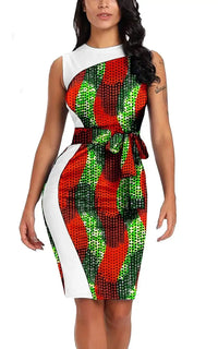 Robe Tissu Africain