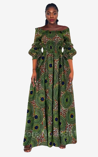 Robe Tissu Africain Vintage