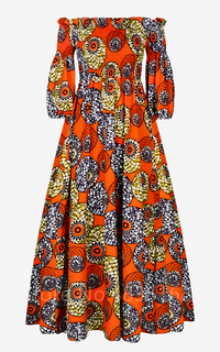 Robe Tissu Africain Vintage