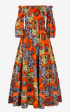 Robe Tissu Africain Vintage