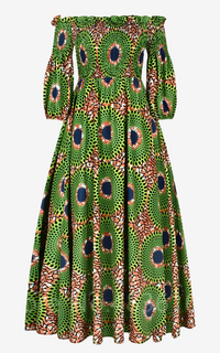 Robe Tissu Africain Vintage
