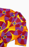Robe Veste Africaine à Manches Courtes