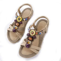 Sandales en Tissu Africain