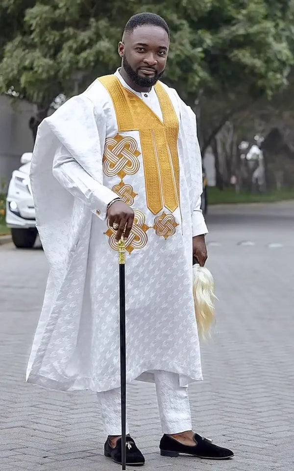 Bazin homme 3 pièces sales