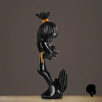 Statue Couple Africain