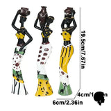 Statuette 3 Femmes Africaines Vertes