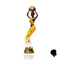 Statuette Africaine En Laiton