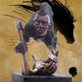 Statuette Guerrier Africain