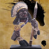 Statuette Guerrier Africain