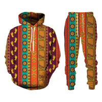 Survêtement Motif Ethnique Africain