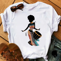 T Shirt Africain Black Queen
