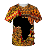 T-Shirt Africain Carte Afrique