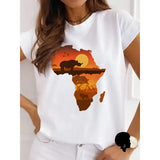 T Shirt Carte Afrique