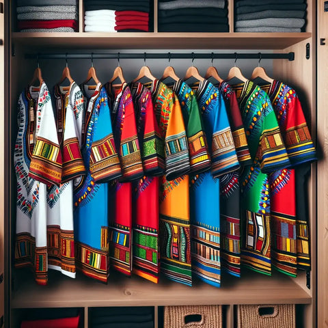 camiseta africana dashiki