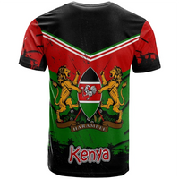 T Shirt Drapeau du Kenya