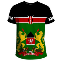 T Shirt Drapeau du Kenya