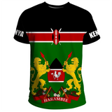 T Shirt Drapeau du Kenya