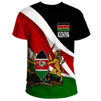 T Shirt Drapeau du Kenya