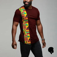 T Shirt Imprimé Africain Homme