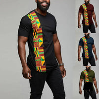 T Shirt Imprimé Africain Homme
