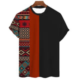 T Shirt Tribal Africain Homme