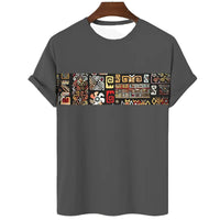 T Shirt Tribal Africain Homme