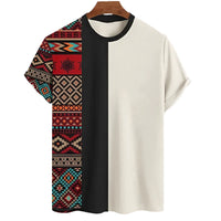 T Shirt Tribal Africain Homme