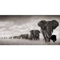 Tableau Africain Elephant