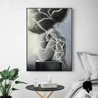 Tableau Femme Africaine: Décoration murale sur toile Tableau Femme Africaine: Décoration murale sur toile