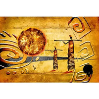 Tableau Art Africain Peinture