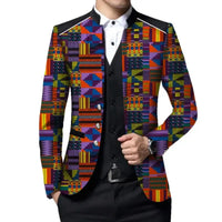 Veste Costume Pagne Africain Homme – Afro Élégance