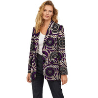 Veste Longue Africaine Femme Violette