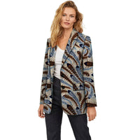 Veste Longue Wax Femme