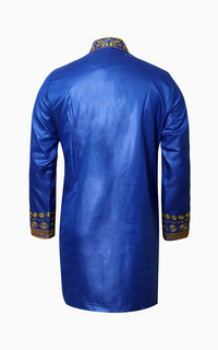 Vêtement Boubou Homme Bleu 2 Pièces