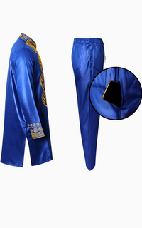 Vêtement Boubou Homme Bleu 2 Pièces